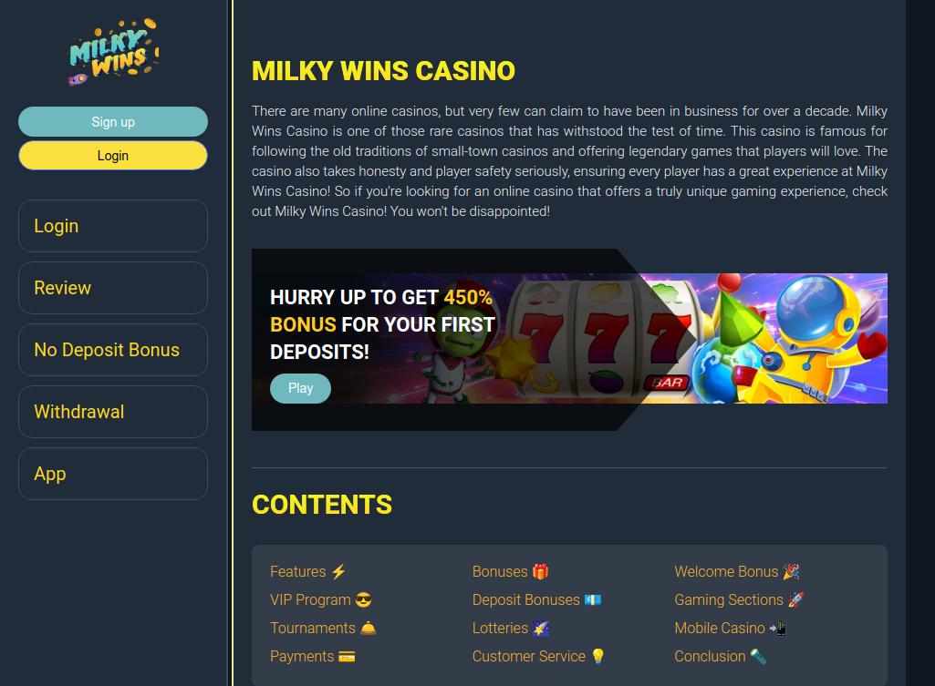 Discover the Ultimate Gaming Experience at Casino Milky Wins UK Discover the Ultimate Gaming Experience at Casino Milky Wins UK