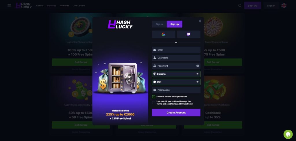 Experience the Excitement at HashLucky Casino Experience the Excitement at HashLucky Casino